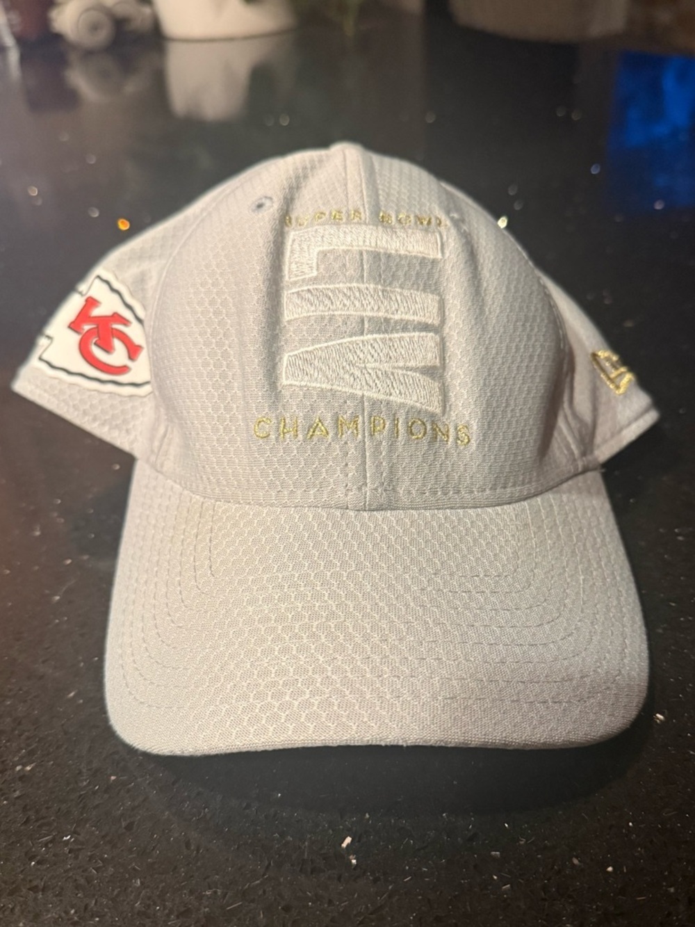 New Era Super Bowl LIV White Kansas City Chiefs Champions Hat
